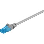 Goobay CAT 6a Patchkabel, U/UTP, Grau, 10 m - LSZH halogenfrei, Kupfer (55425)