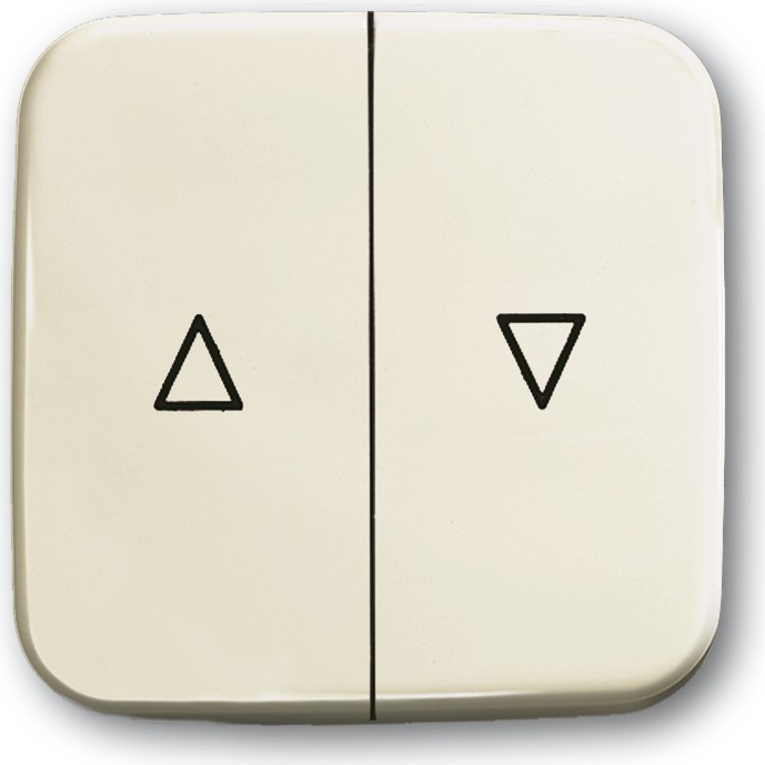 BUSCH-JAEGER Wippe Aufdruck Jalousie 2504-212 Duro 2000 SI weiss 2504-212 (1713-0-0155)