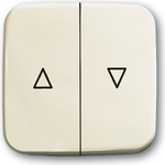 BUSCH-JAEGER Wippe Aufdruck Jalousie 2504-212 Duro 2000 SI weiss 2504-212 (1713-0-0155)