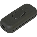 Kopp 191305001 Schnurschalter mit Zugentlastung Schwarz 1 x Aus/Ein 2 A 1 St. (191305001)