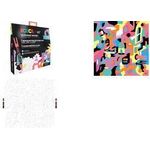 POSCA Pigmentmarker, 8er Set "mysteriöse Farben", sortiert wasserfest, geruchfrei, licht- Wasser- und UV-Strahlenfest, - 1 Stück (PC/8 02)