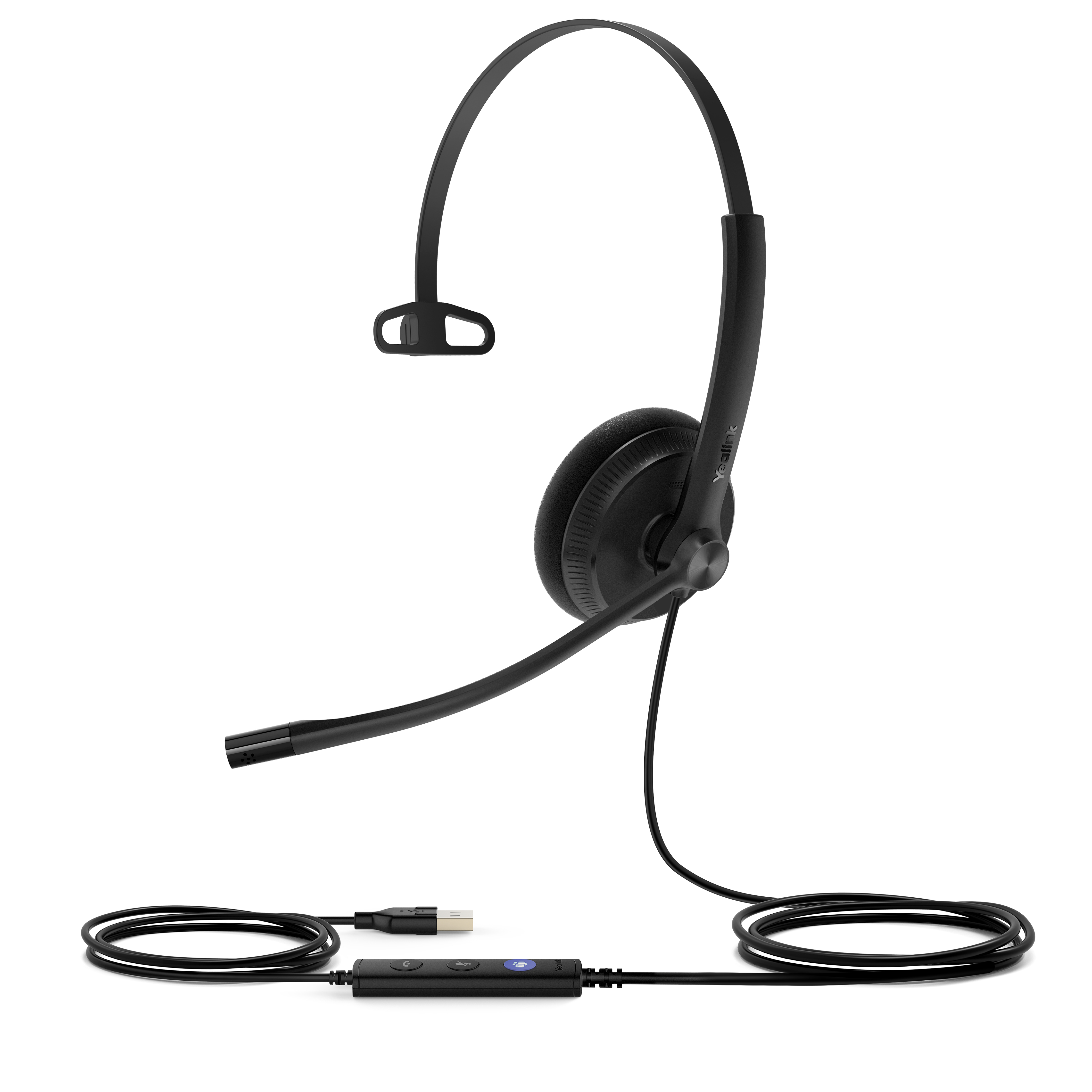Yealink UH34 Lite Mono Teams USB-C/A Headset Schwarz