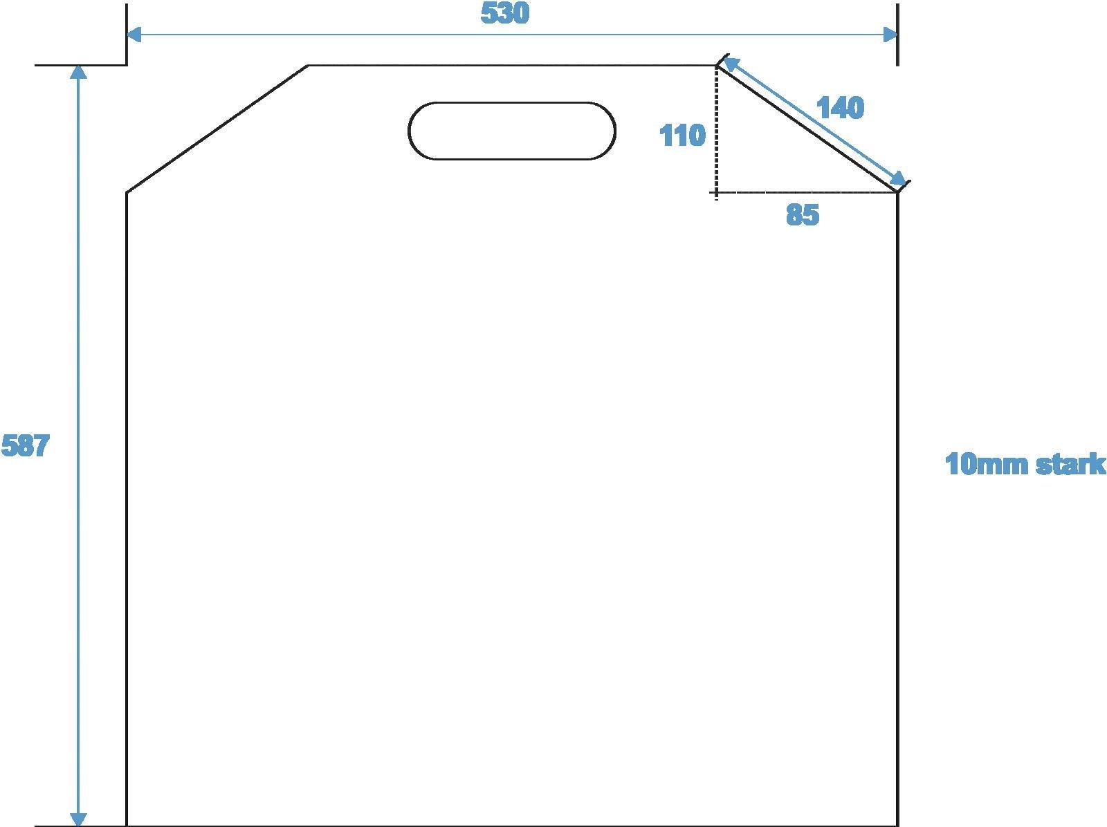 STEINIGKE SHOWTECHNIC Trennwand (groß) für Universal-Tour-Case (30126420)