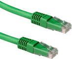 ACT Green 2 meter LSZH U/UTP CAT6A patch cable with RJ45 connectors. Cat6a u/utp lszh green 2.00m (IB1402)