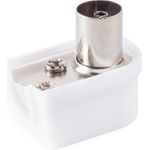 S/CONN maximum connectivity Koaxial-Winkelkupplung, Schraubanschluß, klein (82021-K)