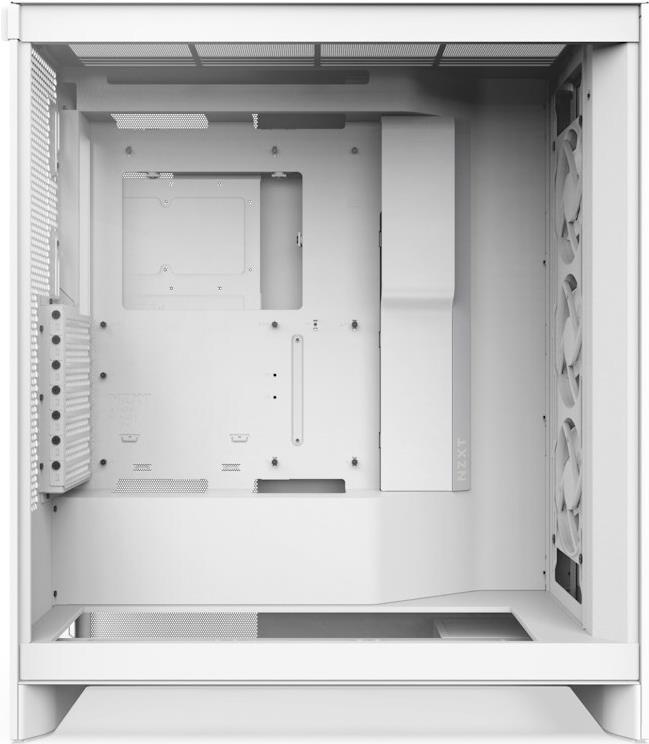 NZXT H7 FLOW (2024) RGB Mid Tower ATX Gehäuse Gehärtetes Glas Mattes Weiß