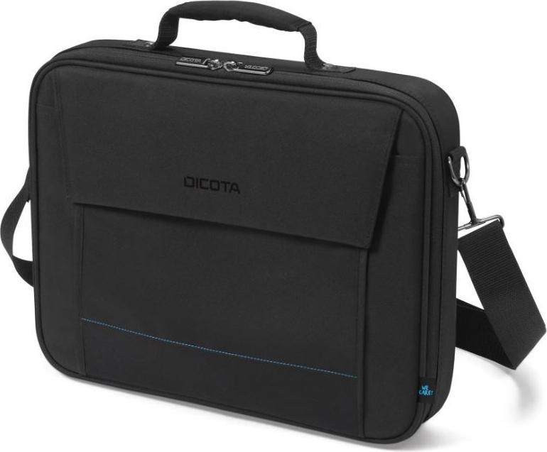 Dicota TWO Notebook-Tasche Clamshell 13-14" schwarz aus recyceltem Polyester D3250201