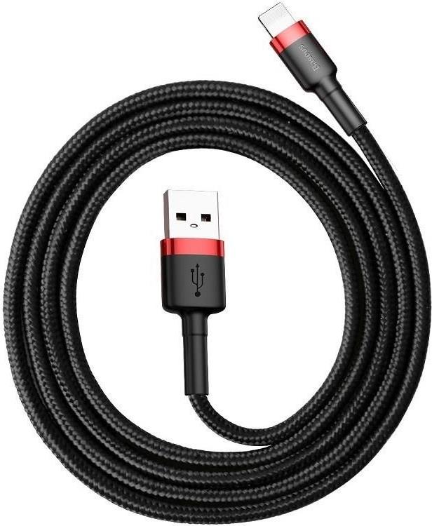 Baseus CALKLF-C19 Lightning-Kabel 2 m Schwarz - Rot (CALKLF-C19)