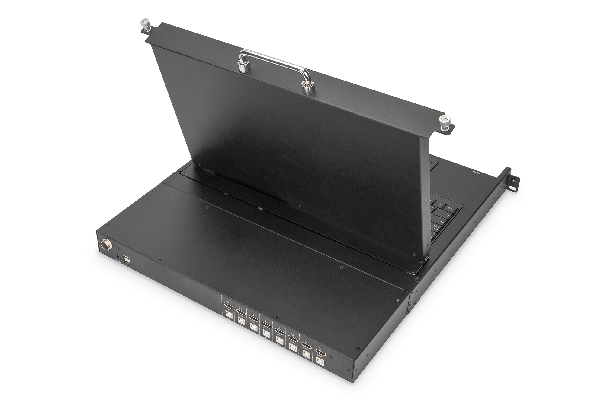 Digitus KVM-Konsole DS-72221-6GE 19" 8-Port HDMI Full HD 1U Rack Schwarz