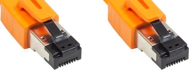 Alcasa 8080-250O Netzwerkkabel 25 m Cat8.1 S/FTP (S-STP) Orange (8080-250O)