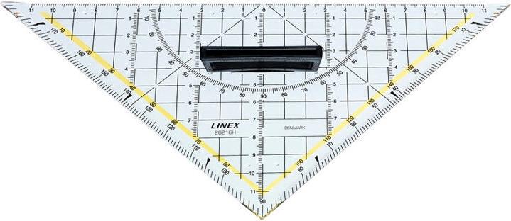 LINEX 2621GH Geometrie-Dreieck Hypotenusenlänge: 225 mm (100412006)
