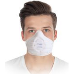 HYGOSTAR Atemschutzmaske COMFORT, Schutzstufe: FFP3 PP-Einwegmaske, Filtertechnik ohne Atemventil, Soft Cup mit - 10 Stück (29352)