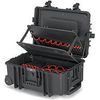 Knipex Werkzeugkoffer Robust 45 leer Leerkoffer staub-,wasserdicht - rollbar (00 21 37 LE)