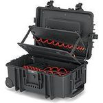 Knipex Werkzeugkoffer Robust 45 leer Leerkoffer staub-,wasserdicht - rollbar (00 21 37 LE)