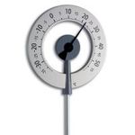 TFA Dostmann Lollipop analoges Design-Gartenthermometer, 12.2055.10, wetterfest, mit großen Ziffern (12.2055.10)