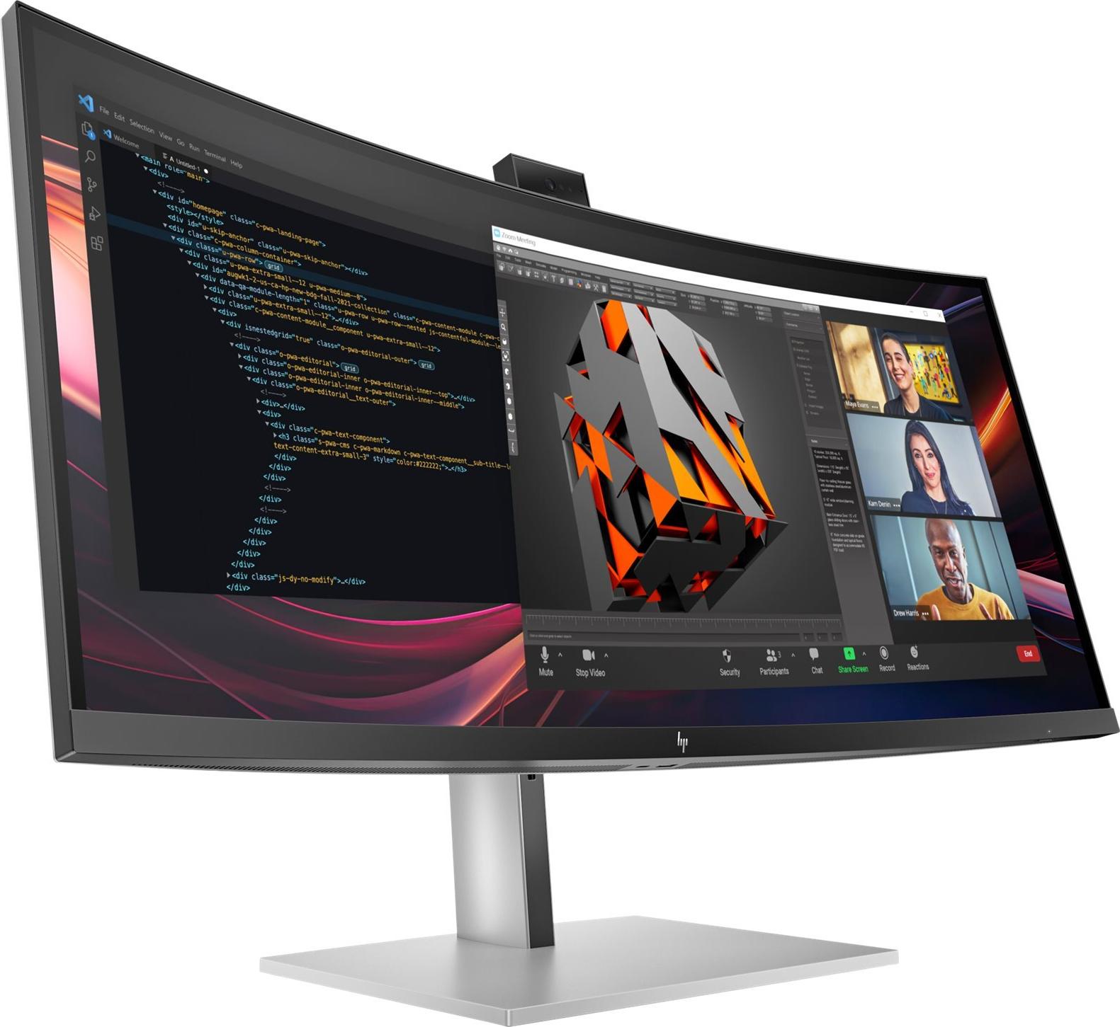 HP Serie 7 Pro WQHD-Konferenzmonitor 86,72 cm (34,14 Zoll) 734pm WQHD, IPS Black, 5ms, HDMI, Displayport, 120Hz (8K157AA#ABB)