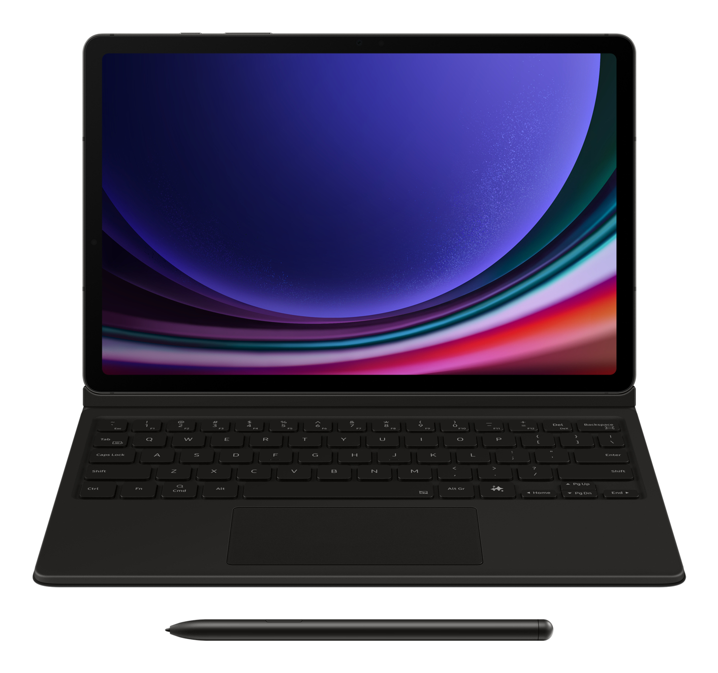 Samsung EF-DX725 Book Cover Keyboard Schwarz