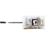 FABER-CASTELL Tuschestift PITT artist pen, warmgrau IV mit pigmentierter Zeichentusche, hoch lichtbeständig, - 1 Stück (167373)