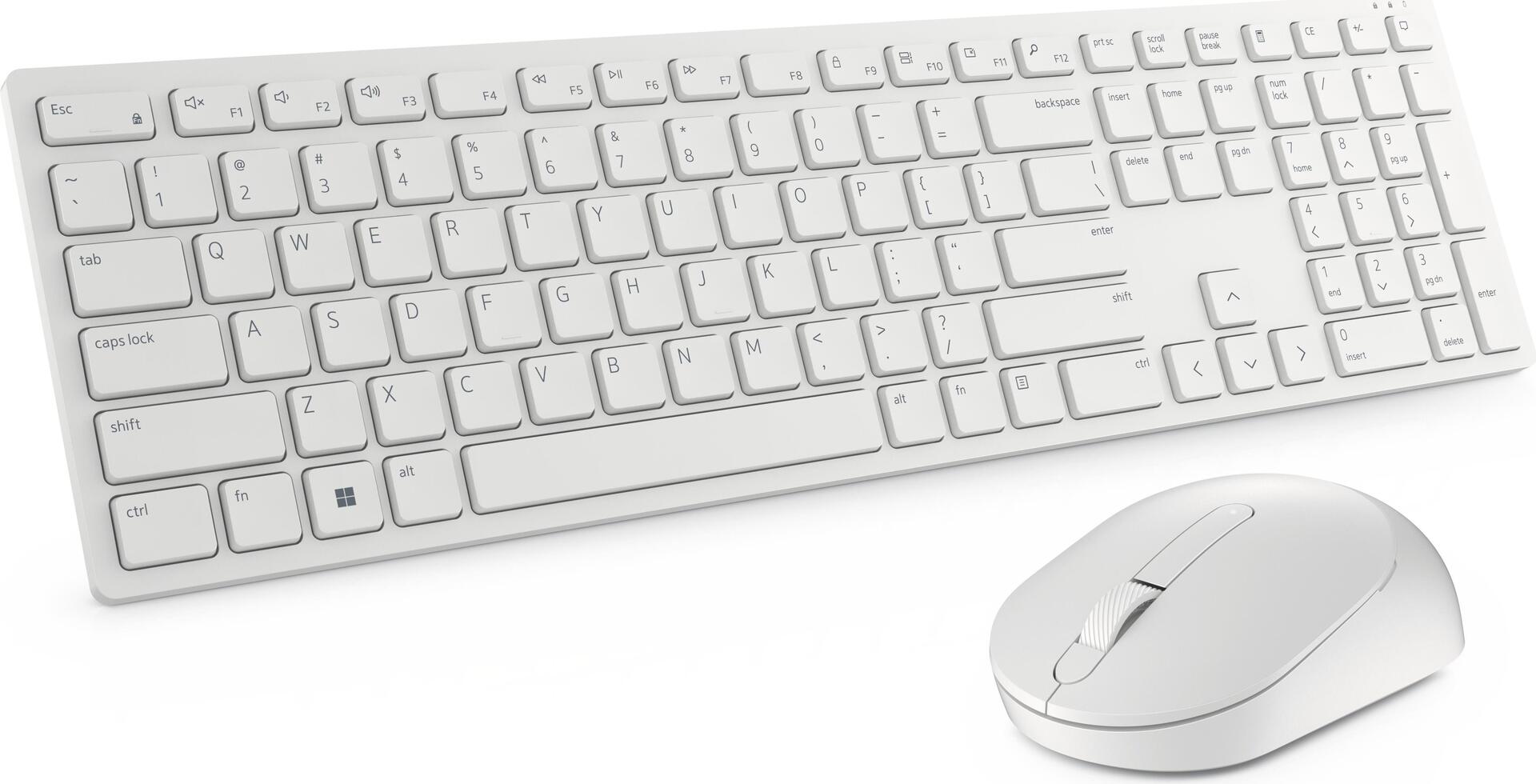 Dell Pro KM5221W Tastatur-und-Maus-Set (KM5221W-WH-GER)