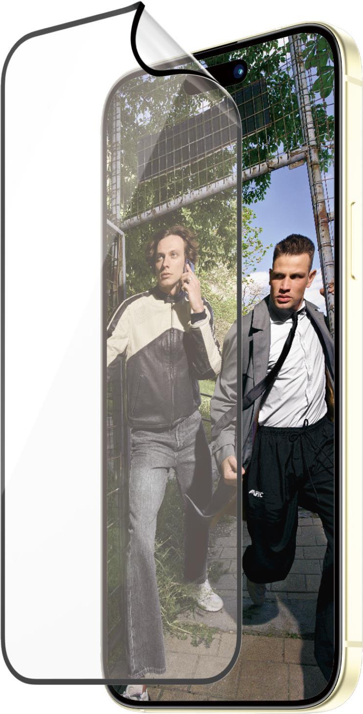 PanzerGlass ™ MATRIX Displayschutz mit D3O iPhone 15 Plus | Ultra-Wide Fit m. AlignerKit (2819)