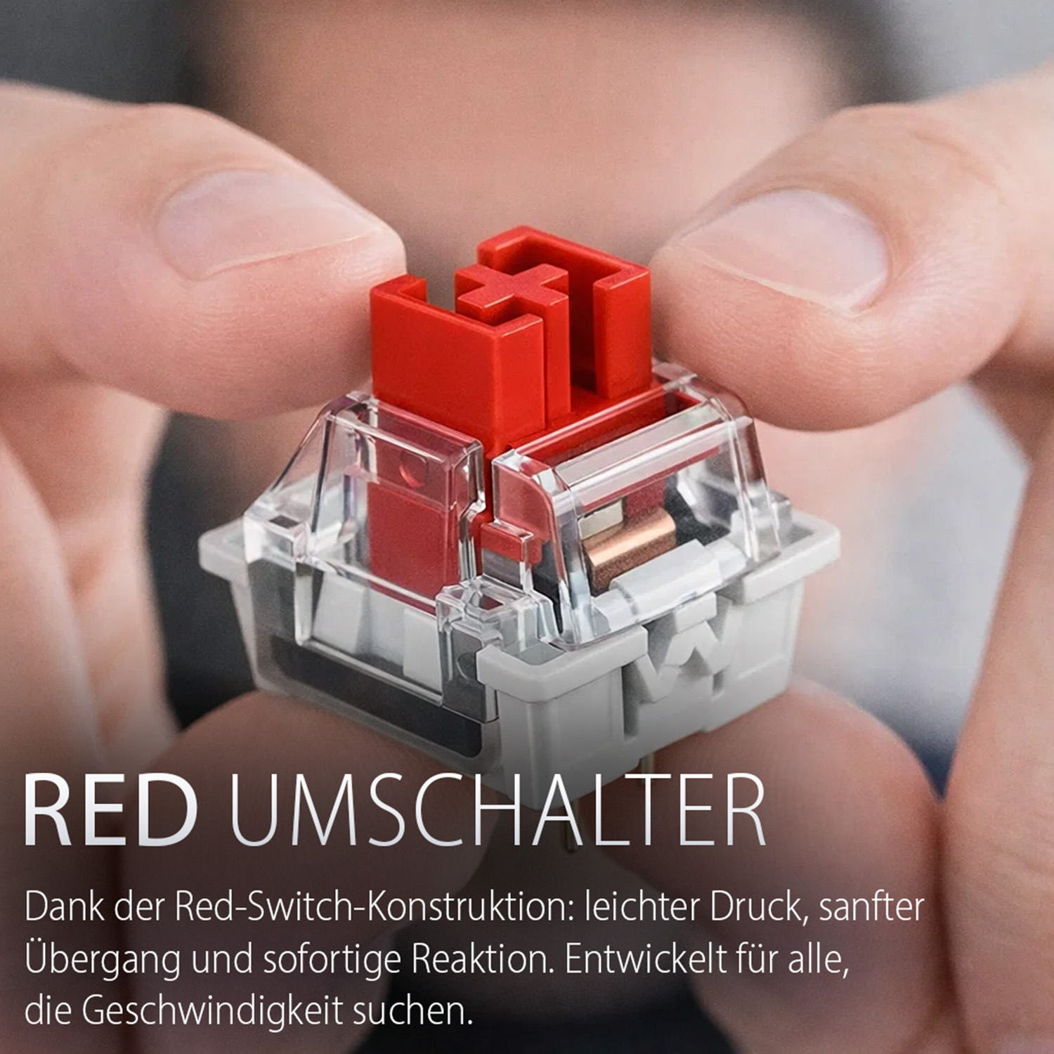 INCA IKG-457 Gaming-Tastatur Mechanisch RedSwitch RGB USB 2 m Deutsch Weiß
