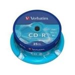 Verbatim CDR 80MIN 700MB 52X EXTRA PROTECTION 25er SPINDEL (43432)