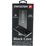 Swissten 22013929 Powerbank Lithium Polymer (LiPo) 30000 mAh Schwarz - Weiß (22013929)