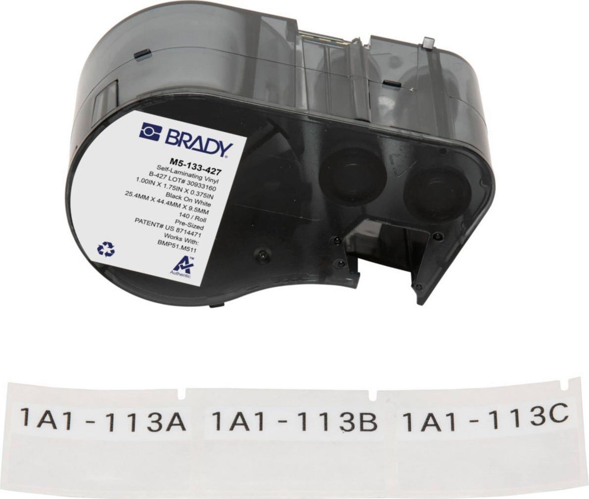 Brady Corporation BMP51/M511 Label Printer Labels (M5-133-427)