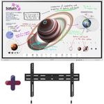 Samsung Flip Pro WM75B Flipchart 190,5 cm 75 Zoll inkl. Neomounts LEVEL-850 WL30S-850BL16 Wandhalterung (LH75WMBWLGCXEN+WL30S-850BL16)