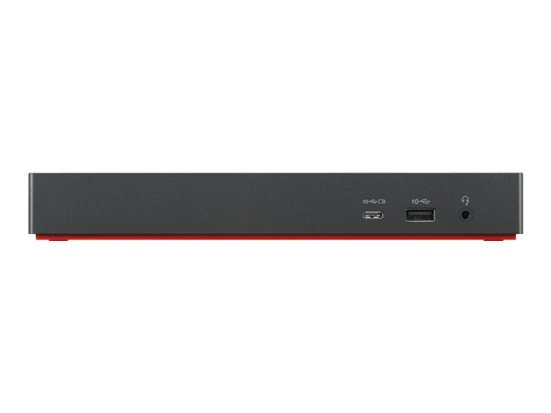 Lenovo ThinkPad Universal Thunderbolt 4 Dock - Thunderbolt 4 - HDMI, 2x DP, 1GbE, 135 W Schwarz, Rot