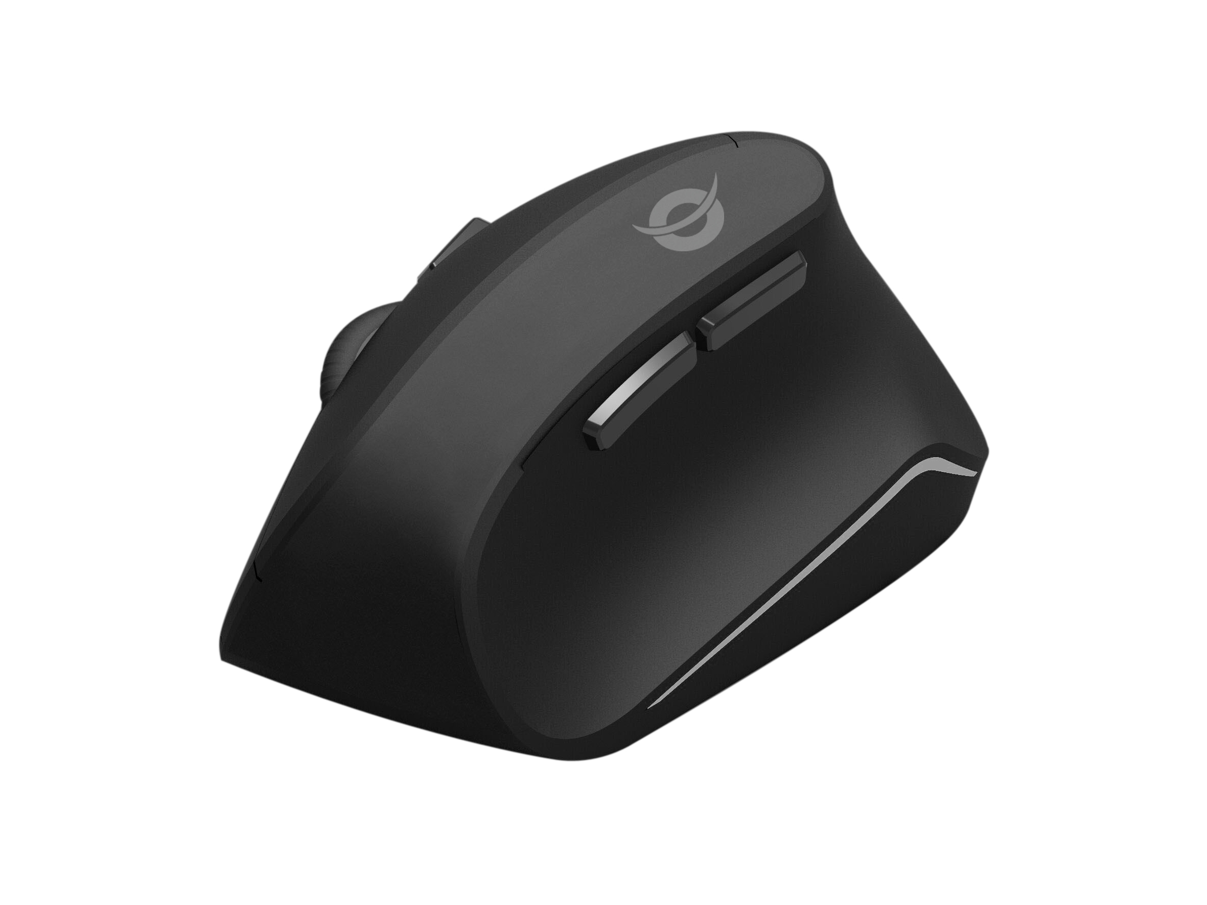 Conceptronic ORAZIO ERGO Kabelloses Set Ergonomische Tastatur & Vertikale Maus QWERTZ Schwarz