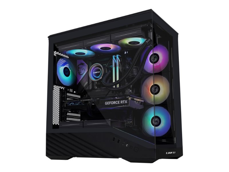 Lian Li Vector V100 Midi-Tower PC-Gehäuse E-ATX Tempered Glass ARGB Schwarz