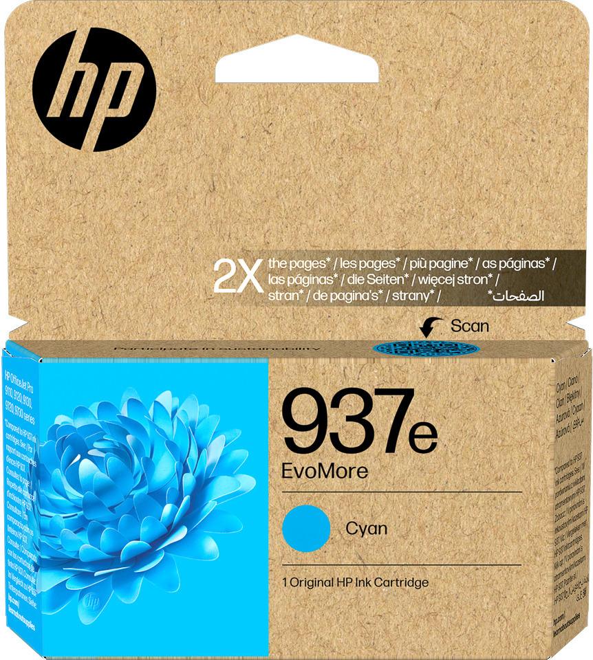 4S6W6NE#LS1 HP 937e EvoMore OJ PRO Tinte cyan 1650Seiten 20ml (4S6W6NE#LS1)