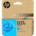 4S6W6NE#LS1 HP 937e EvoMore OJ PRO Tinte cyan 1650Seiten 20ml (4S6W6NE#LS1)