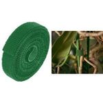 Bradas Klett-Bindeband, 25 mm x 5 m, grün aus Kunststoff, zuschneidbar, multifunktional: zum Binden - 1 Stück (TYHLT25005/GR)