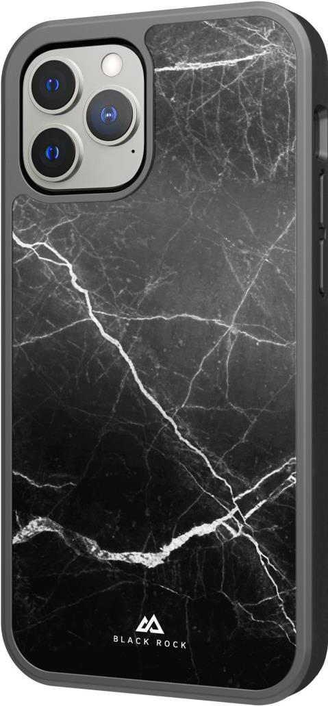 Black Rock Cover Protective Marble Case für Apple iPhone 13 Pro Max, Schwarz (00217045)