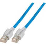 EFB-Elektronik RJ45 Patchkabel Cat.6A S/FTP FRNC VC LED blau 1,5m Hersteller: EFB Elektronik (DCK1001BL.1,5)