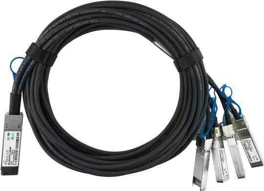 BLUELAN Kompatibles H3C QSFP-100G-4SFP-25G-CAB-1M BlueLAN© passives 100GBASE-CR4 QSFP28 auf 4x25GBAS