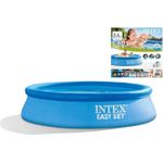 Intex 28108GN Aufstellpool Gerahmter Pool Rund Blau (28108GN)
