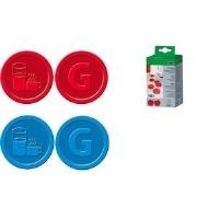 sigel Wertmarken "Getränke", aus Kunststoff, rot Getränkemarken aus PP, Durchmesser: 25 mm (WM006)