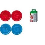 sigel Wertmarken "Getränke", aus Kunststoff, rot Getränkemarken aus PP, Durchmesser: 25 mm (WM006)