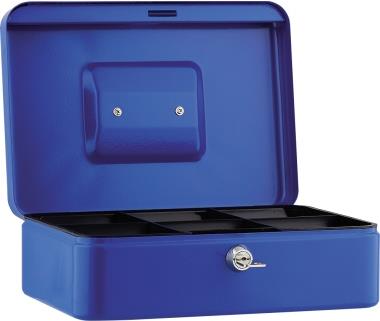 Geldkassette 25x9x18cm 6Fächer blau (178039250)