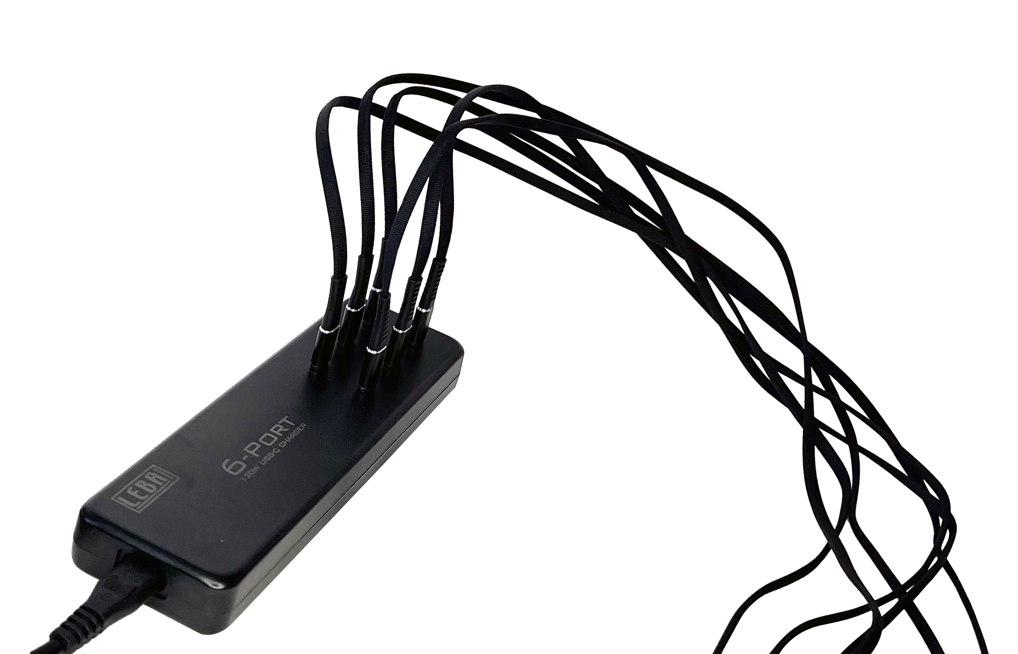 Leba NoteCharge 6 Ports USB-C Ladestation 20 W Schwarz