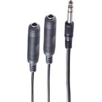 shiverpeaks BS30501 Audio-Kabel 0,2 m 6.35mm 2 x 6.35mm Schwarz (BS30501)