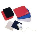 Maus-Pad mit Textiloberfläche, schwarz (03708)