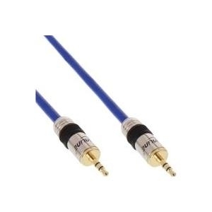 INLINE Klinke PREMIUM Audiokabel 7m InLine PREMIUM Qualitaet 3,5mm St St 7m Stereo vergoldete Kontakte doppelt geschirmt (99958P)