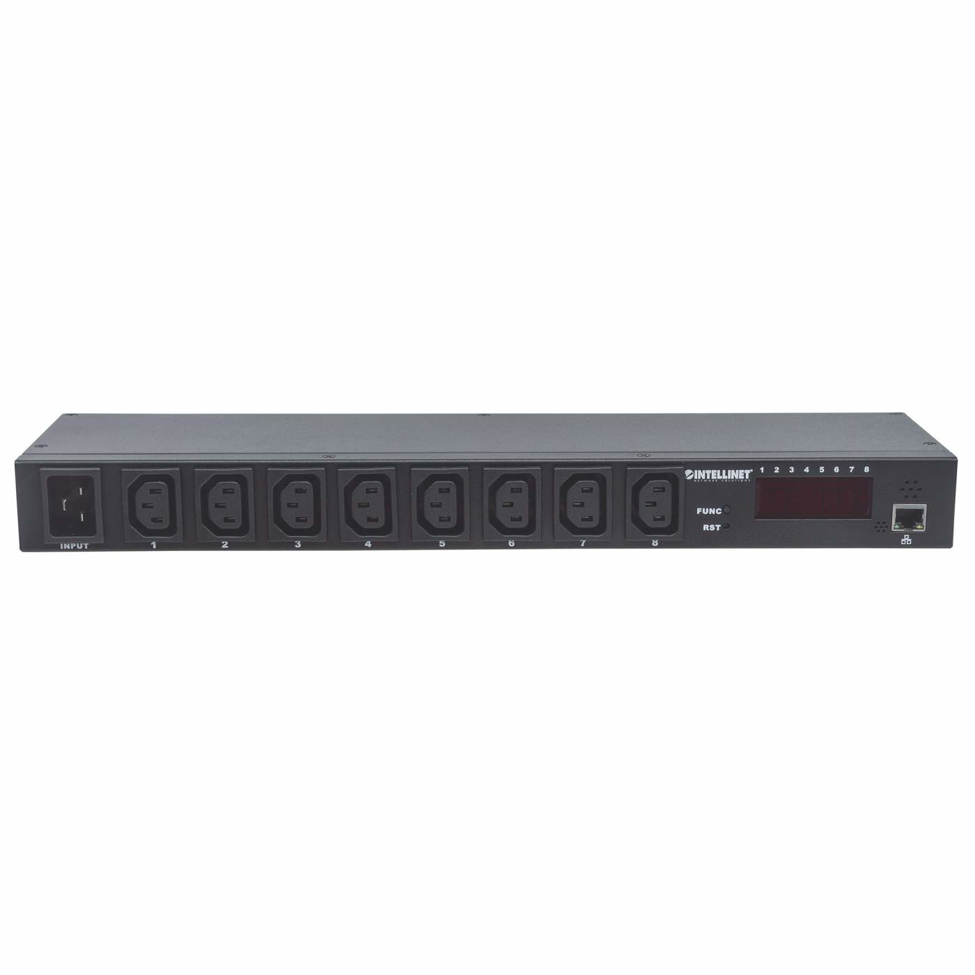 Intellinet 19" Intelligent 8-Port PDU 8x IEC C13 Ethernet Schwarz