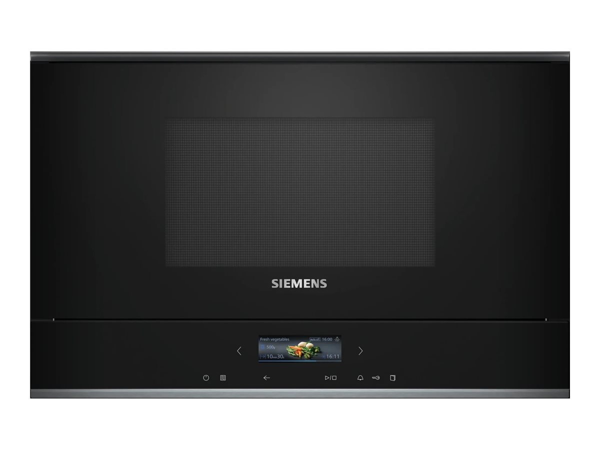 Siemens iQ700 BF722L1B1 Einbau-Solo-Mikrowelle 21 l 900 W Schwarz