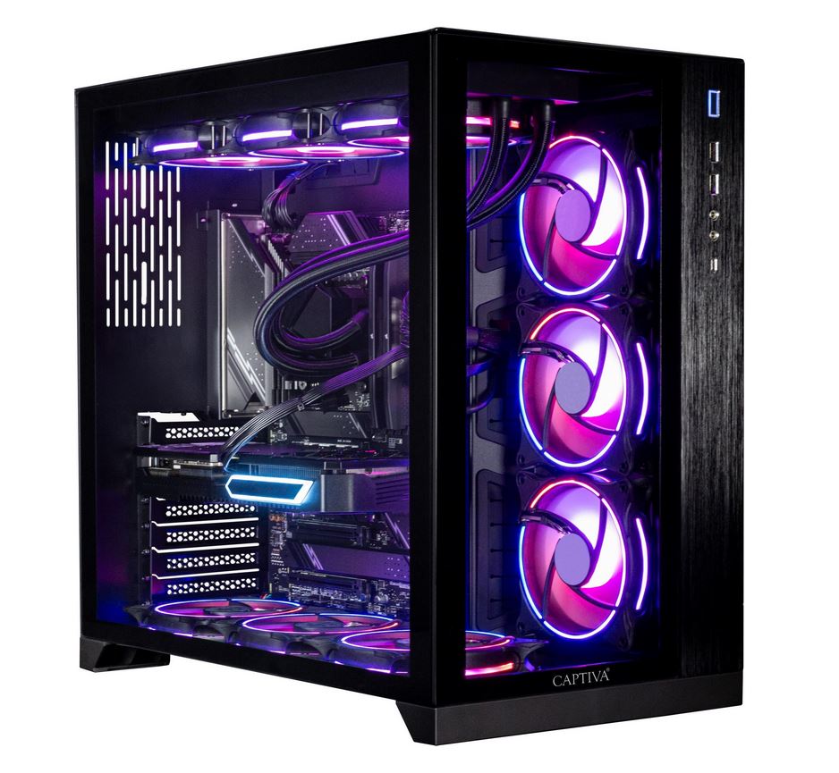 Captiva PC Highend Gaming I78-083 (i7-14700KF/RTX4070 12GB GDDR6X/SSD 2TB/32768/AS/w/o OS) (78083)