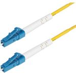 StarTech.com 3m (9.8ft) LC to LC (UPC) OS2 Single Mode Simplex Fiber Optic Cable, 9/125µm, Laser Optimized, 40G/100G, Bend Insensitive, Low Insertion Loss (SPSMLCLC-OS2-3M)